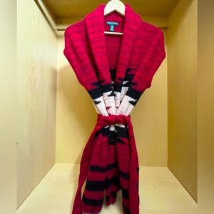 Ralph Lauren Wool & Sleeveless Long Cardigan (Petite XS)